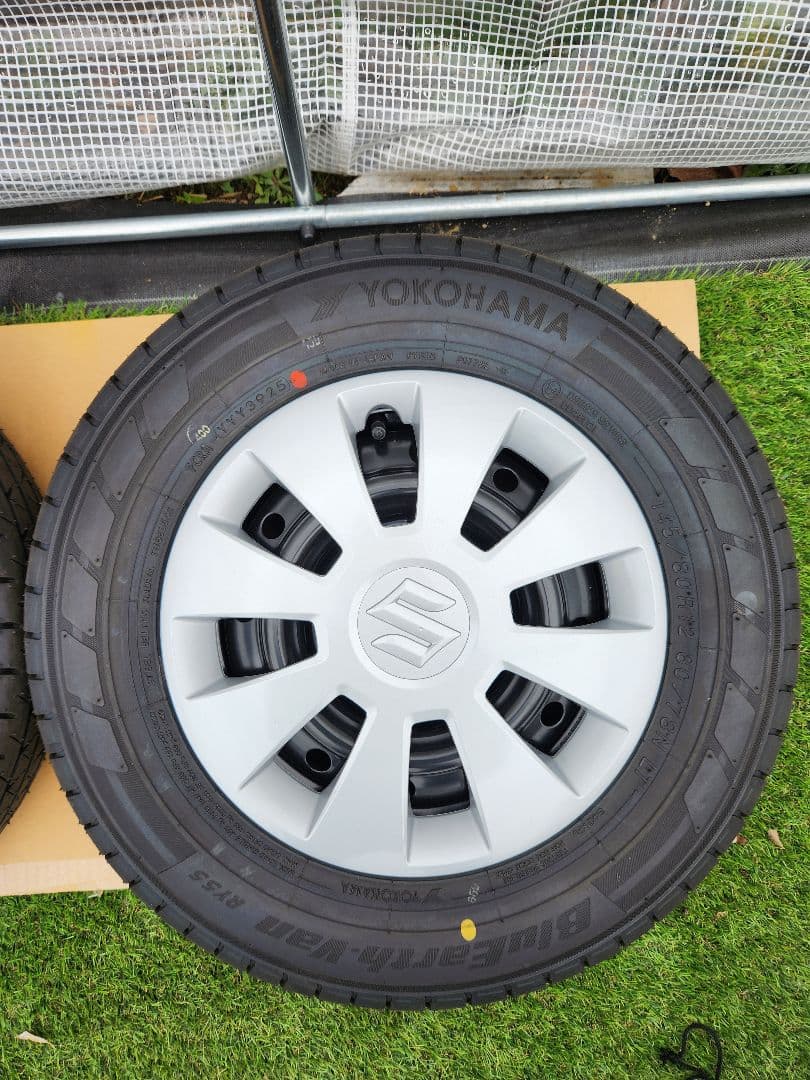 エブリィDA17V新車外し 12インチ タイヤホイールセット