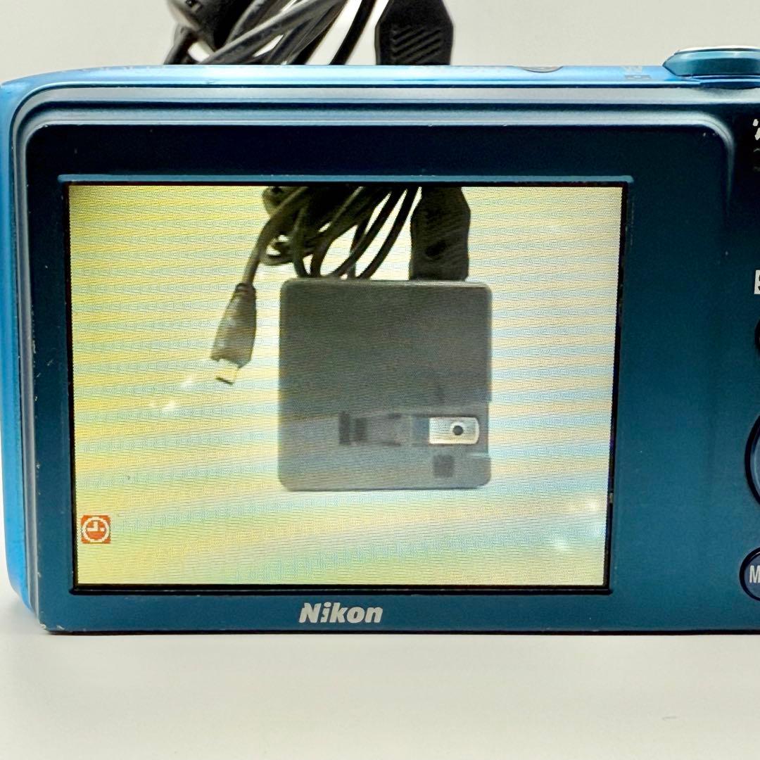 Nikon COOLPIX S3600 コンデジ デジカメ ブルー 訳アリ品