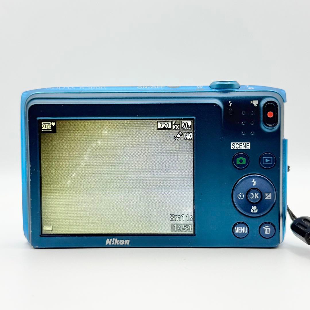 Nikon COOLPIX S3600 コンデジ デジカメ ブルー 訳アリ品