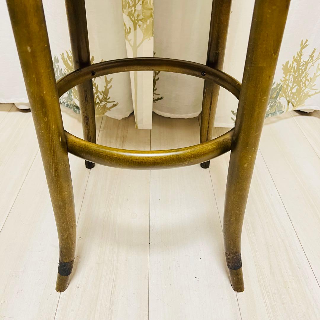 【秋田木工】　ベントウッドチェアー　曲木　ハイチェア