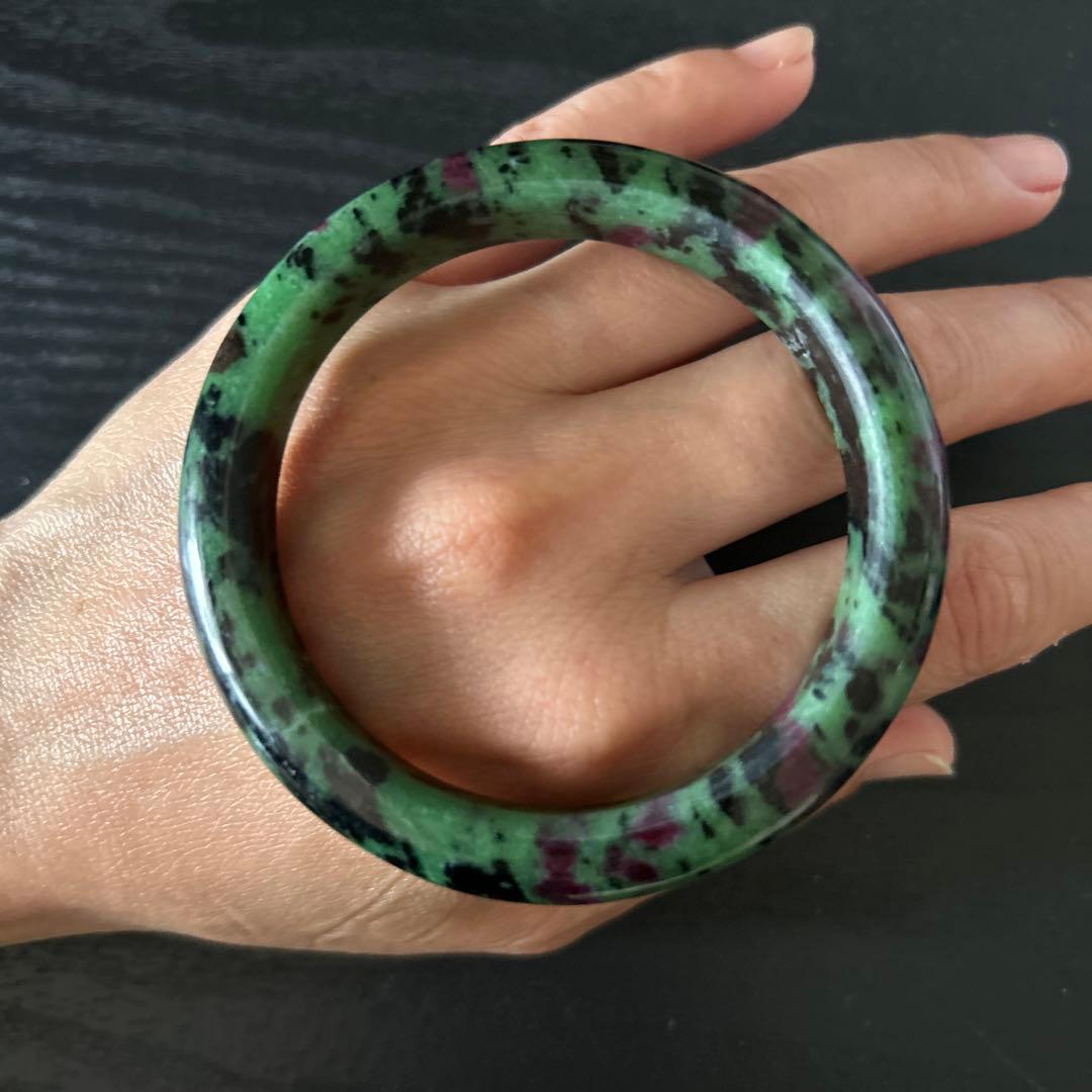 L628) ルビーインゾイサイト　バングル