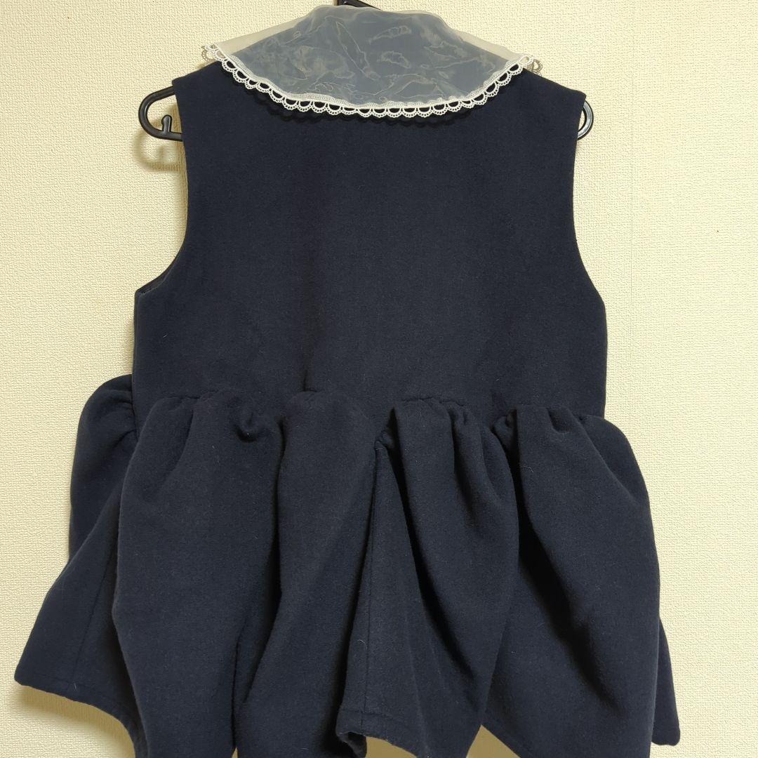 Bibiy ANGIE SLEEVELESS JACKET ネイビー