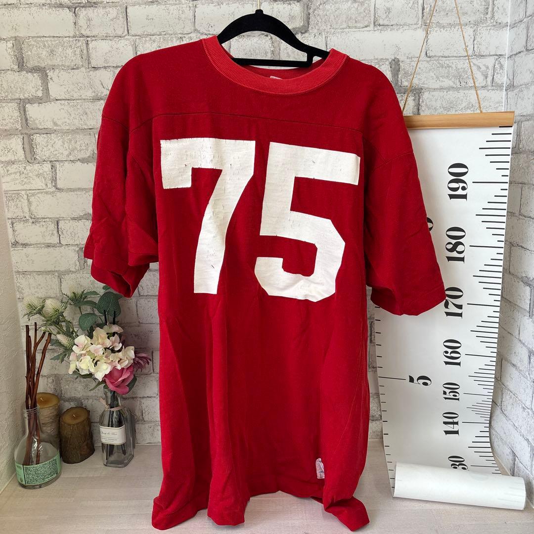 Champion フットボールシャツ　70's〜80's後期バータグ