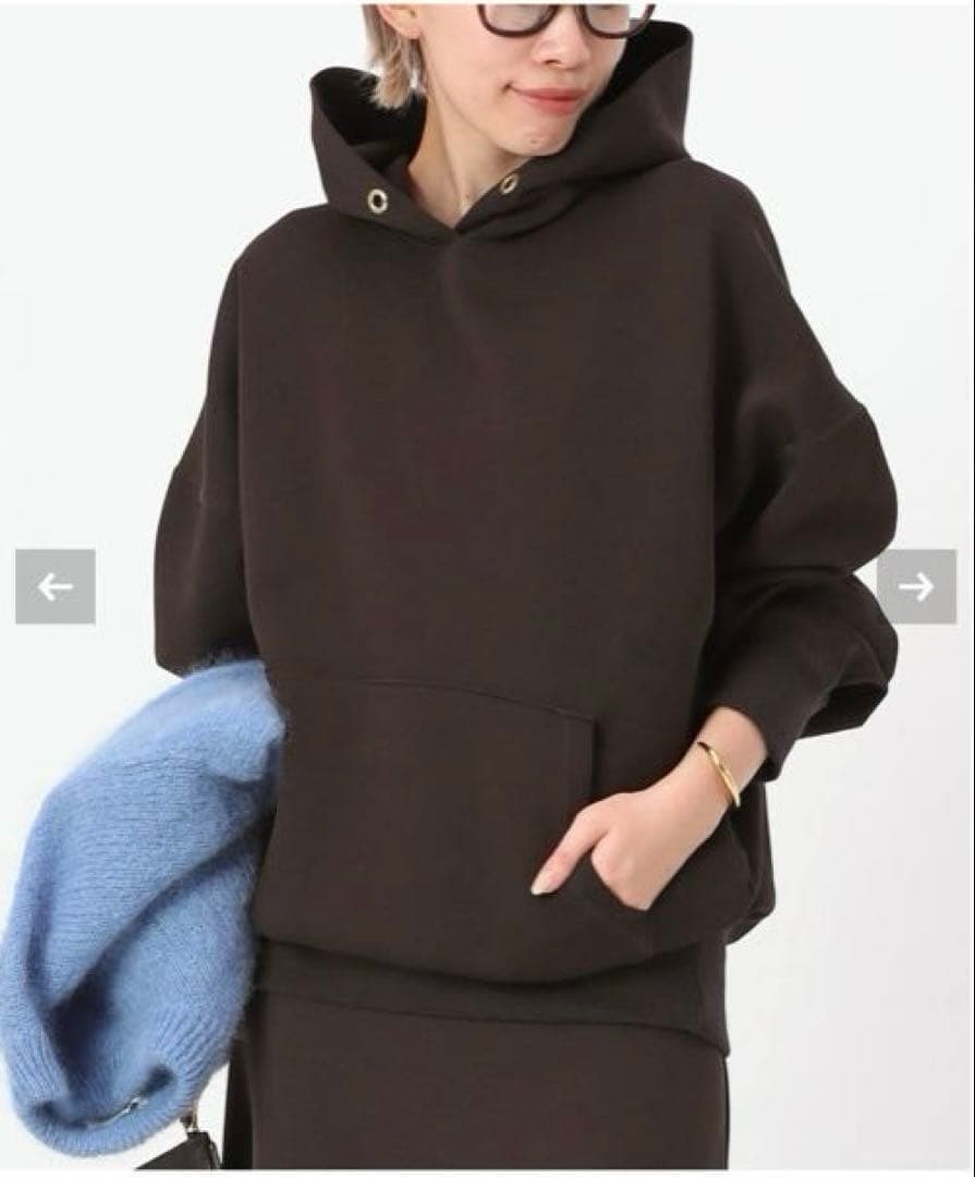 EVERYDAY I LIKE. Oversized Hoodie/ブラウン