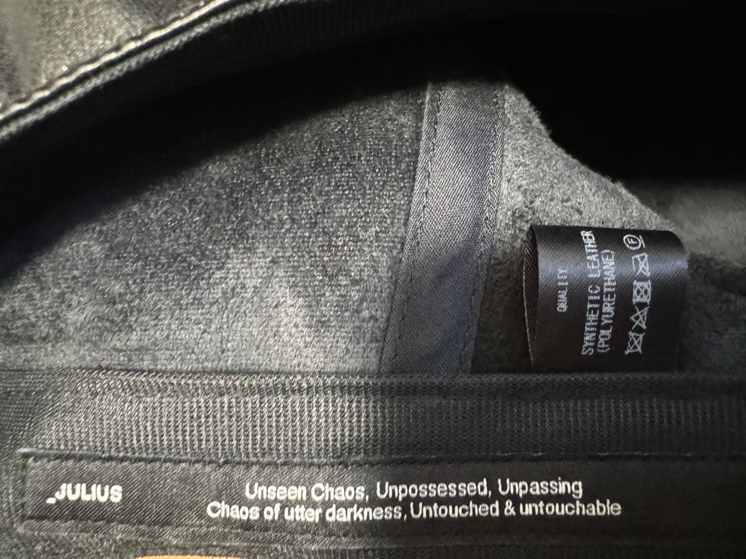 JULIUS/ユリウス/シンセティックレザーベレー/807ACU2