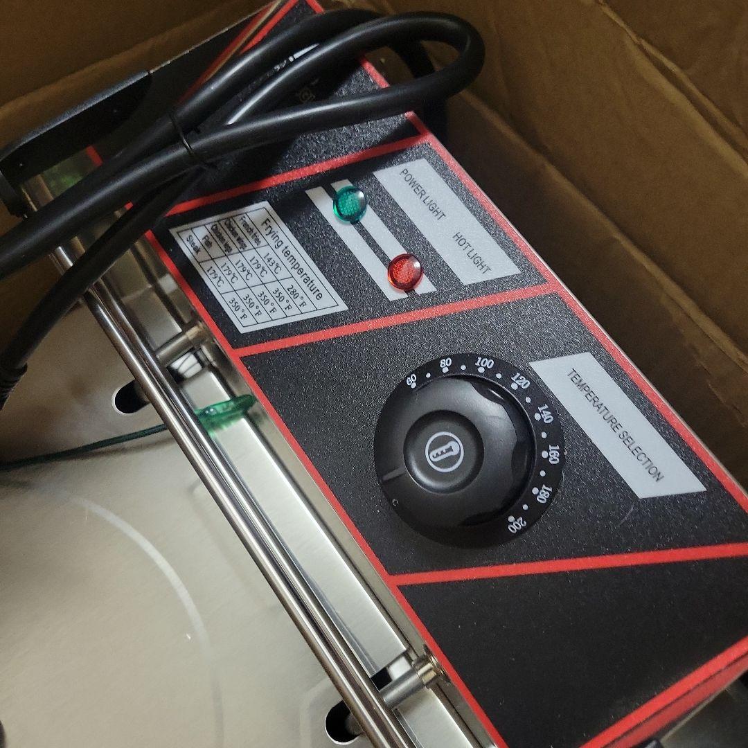 電気フライヤー 2層式 100v変換プラグ１個付き【送料込】