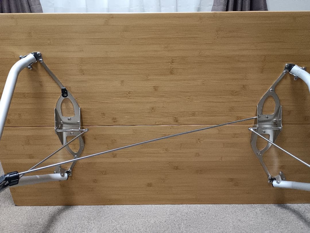 《美品》スノーピーク　ワンアクションテーブルロング竹〈LV-015TR〉