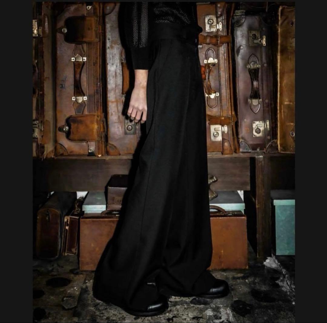 SHIKITARI PINTUCK MEGA FLARE SLACKS 最終値下