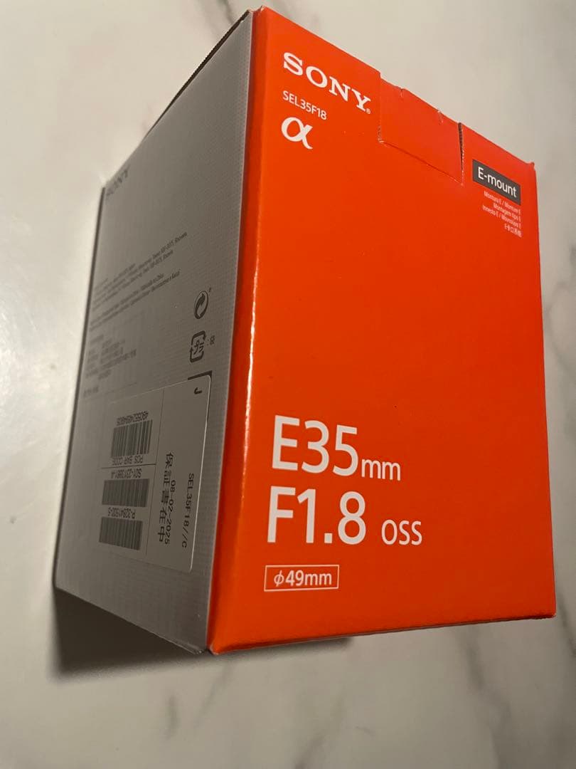 【美品】SONY SEL35F18 E35mm F1.8 OSS