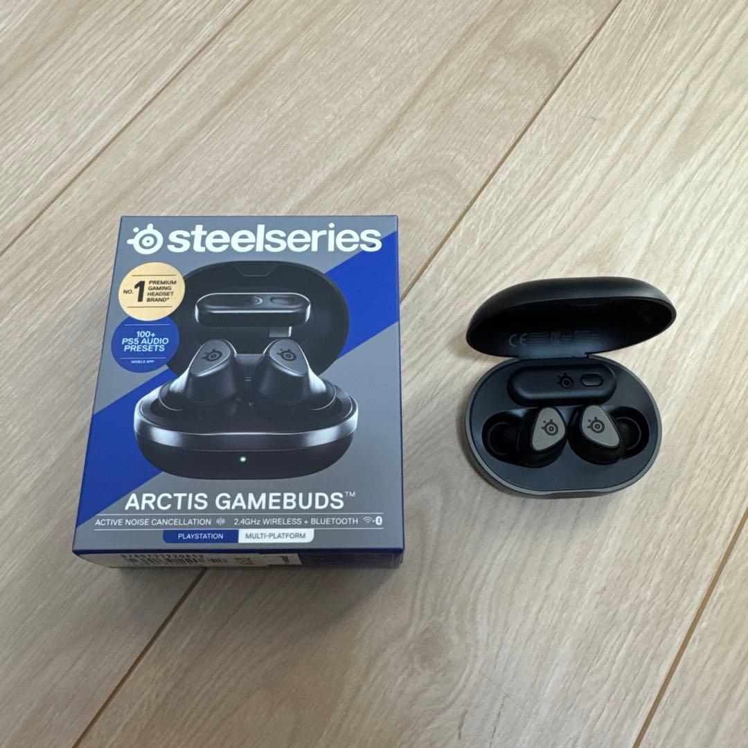 イヤホン steelseries ARCTIS GAMEBUDS BLACK