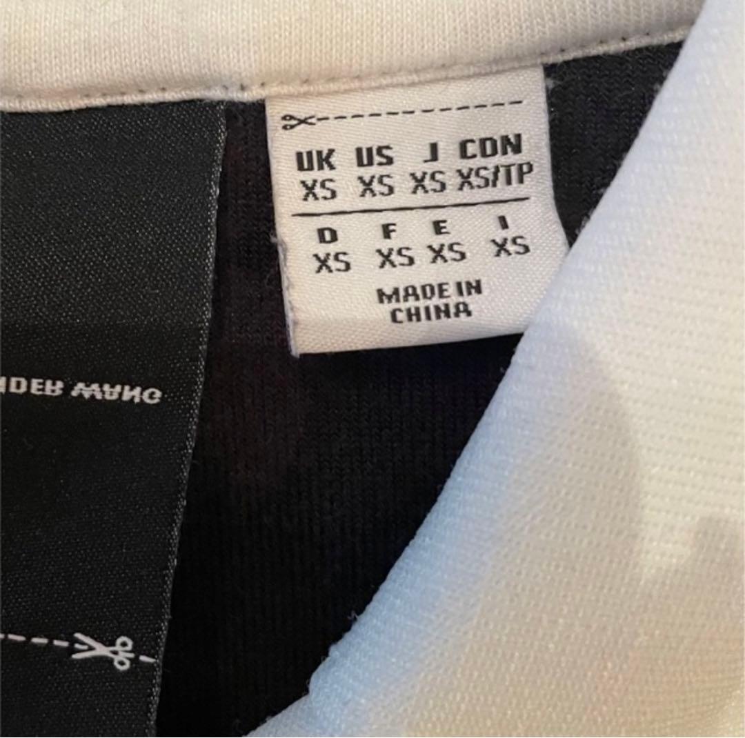 アレキサンダーワン x アディダス　ベロアポロシャツ