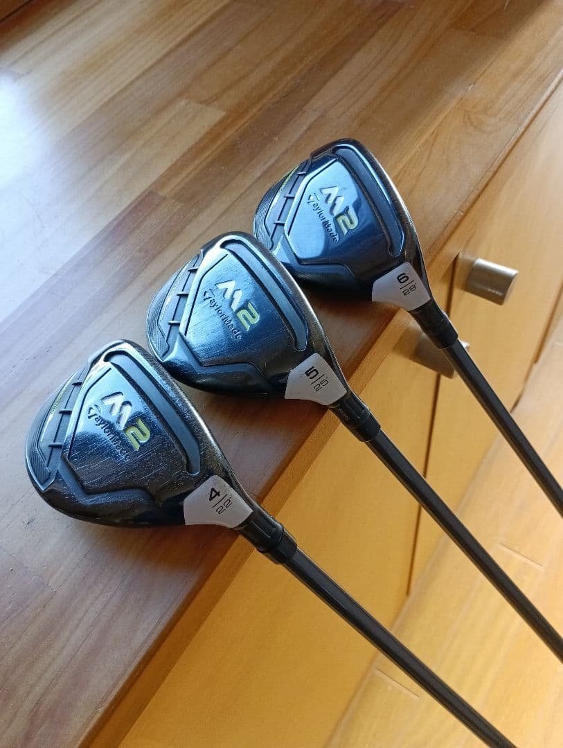 名作M2レスキュー4〜5番〜6番3本セットフレックスS純正ヘッドカバー付おまけ付