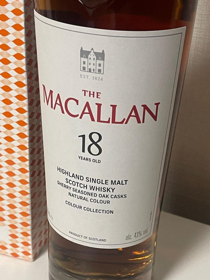 18年 カラーコレクション MACALLAN ハイランド シングルモルト