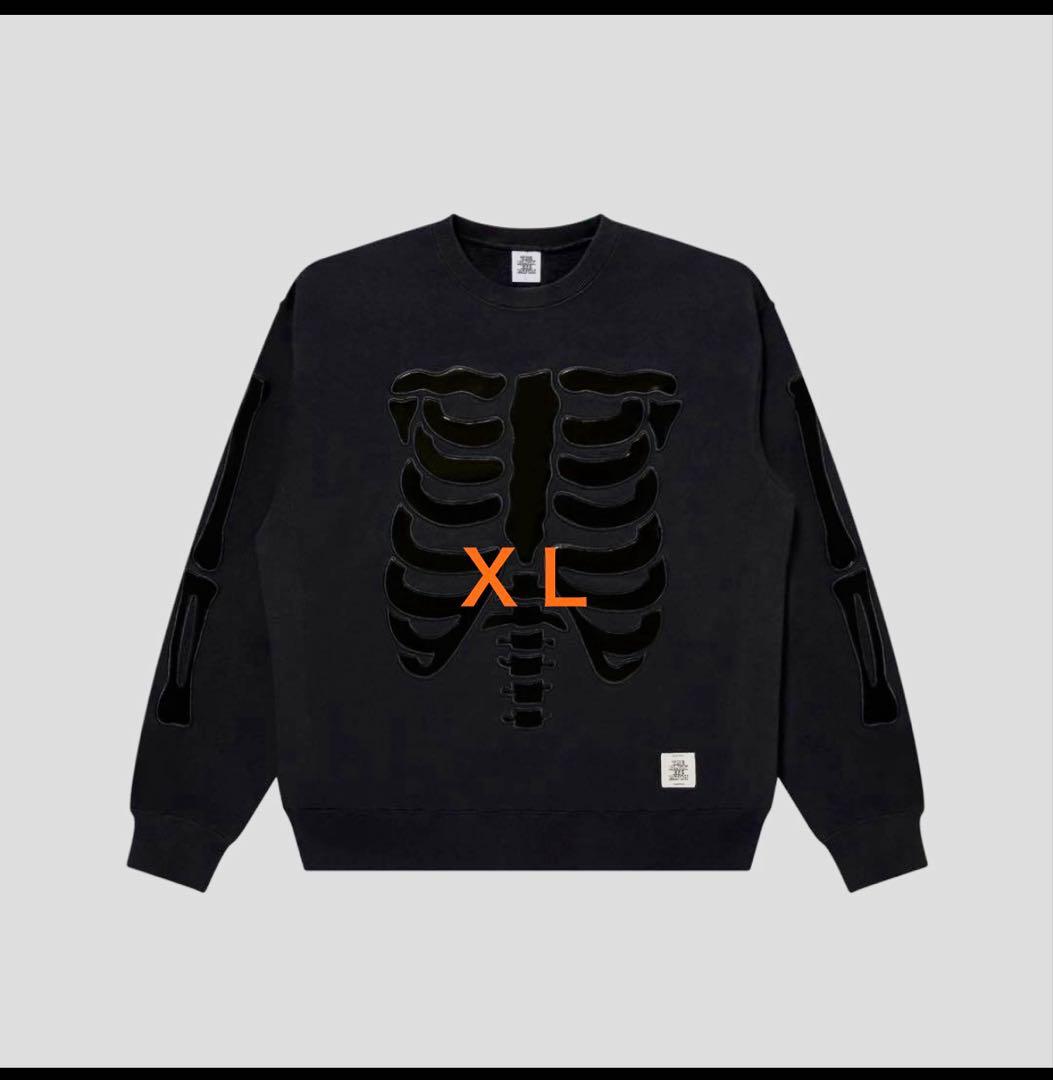 トップス SKELETON PATCHED CREW SWEAT