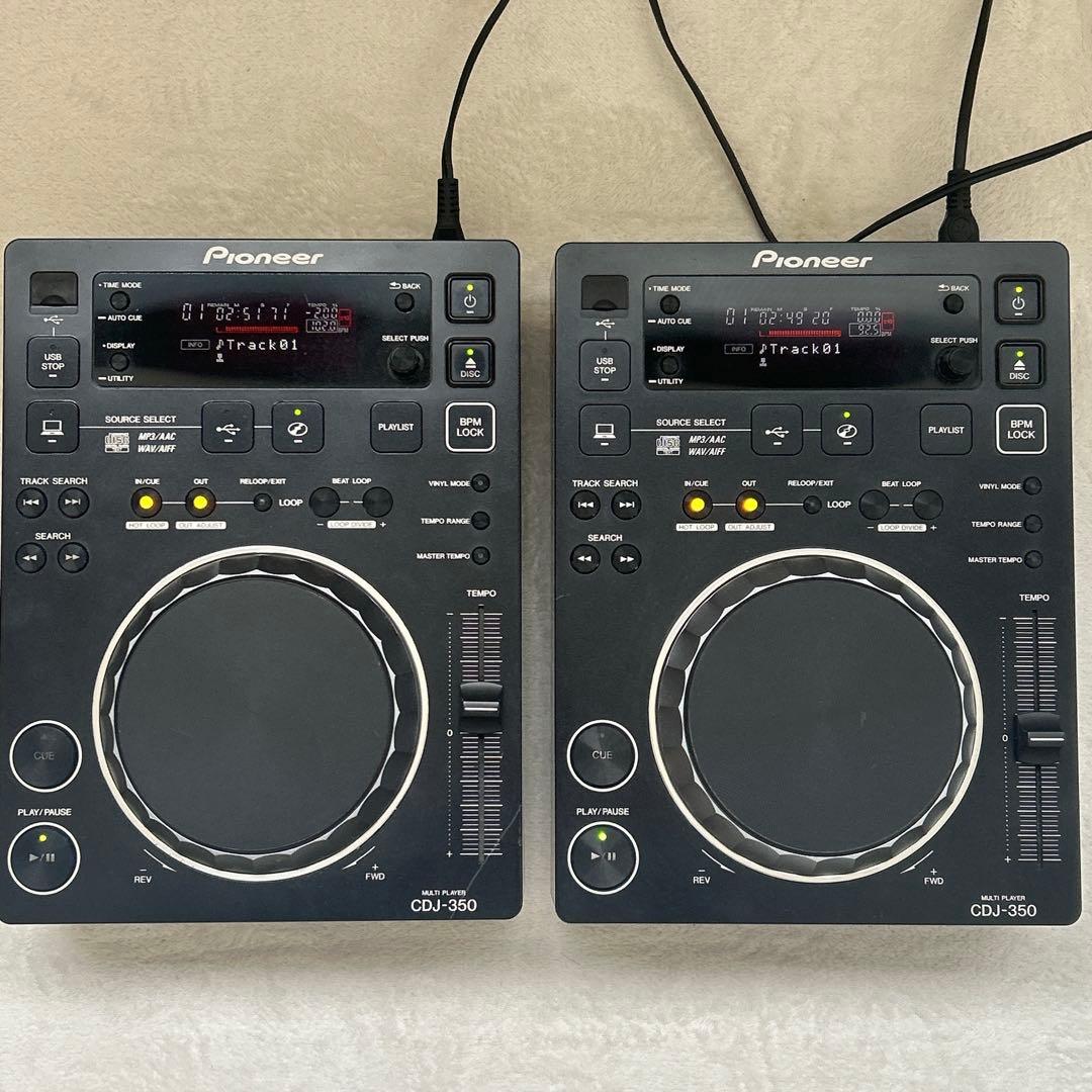 PIONEER パイオニア CDJ-350 2台セット DJマルチプレーヤー