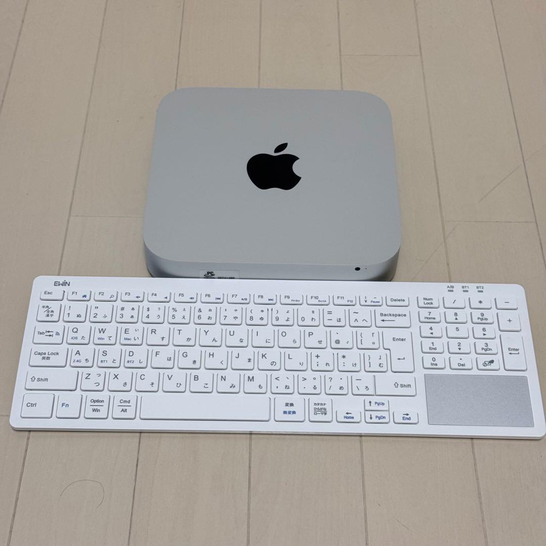 Apple Mac mini (Late 2014) 本体　ワイヤレスキーボード