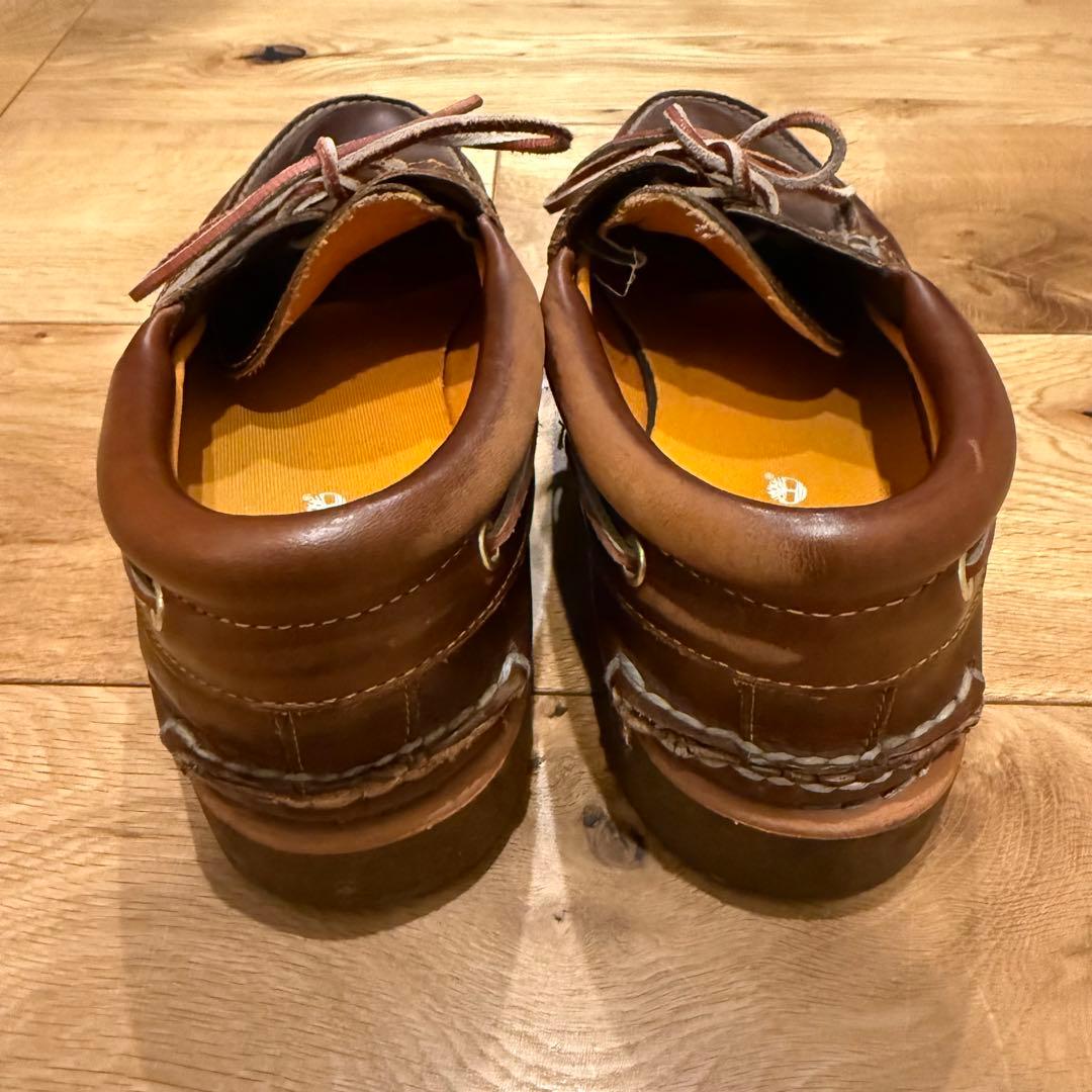 Timberland ブラウンデッキシューズ　3eye 11.5