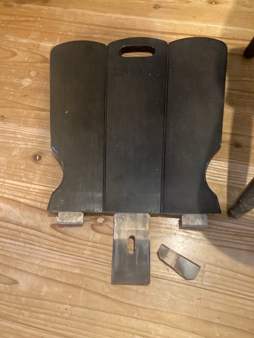 昭和レトロ　カリモク RUSTICオーク材 ダイニング チェア 楔式