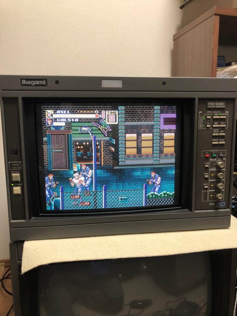 Ikegami HTM1550R ブラウン管　低時間使用　検索　SONY PVM