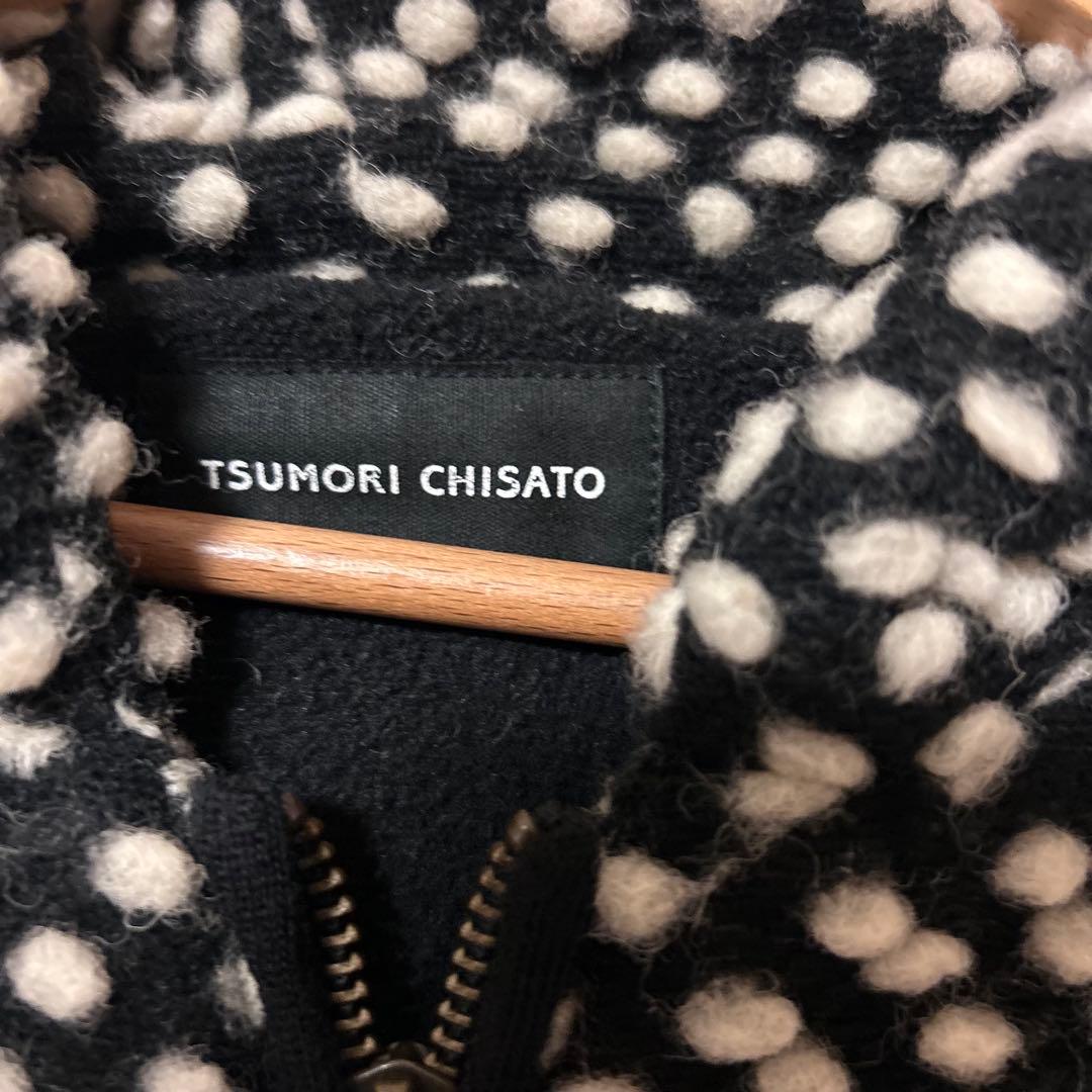 ツモリチサト　ぽこぽこドット　パーカー　アウター　2 M レディース　コート