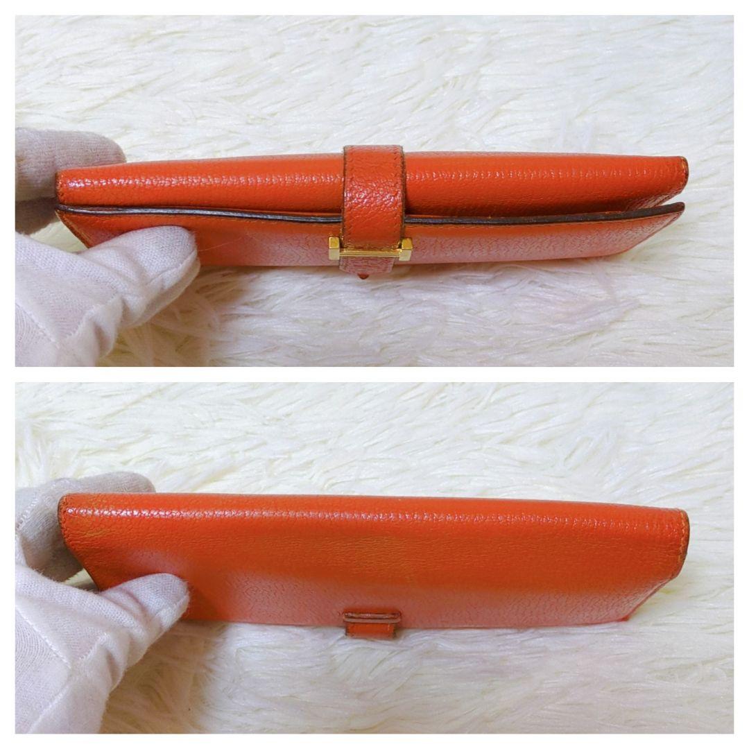 HERMES エルメス ベアン 長財布 三つ折り デュプリ ヴォーエプソン