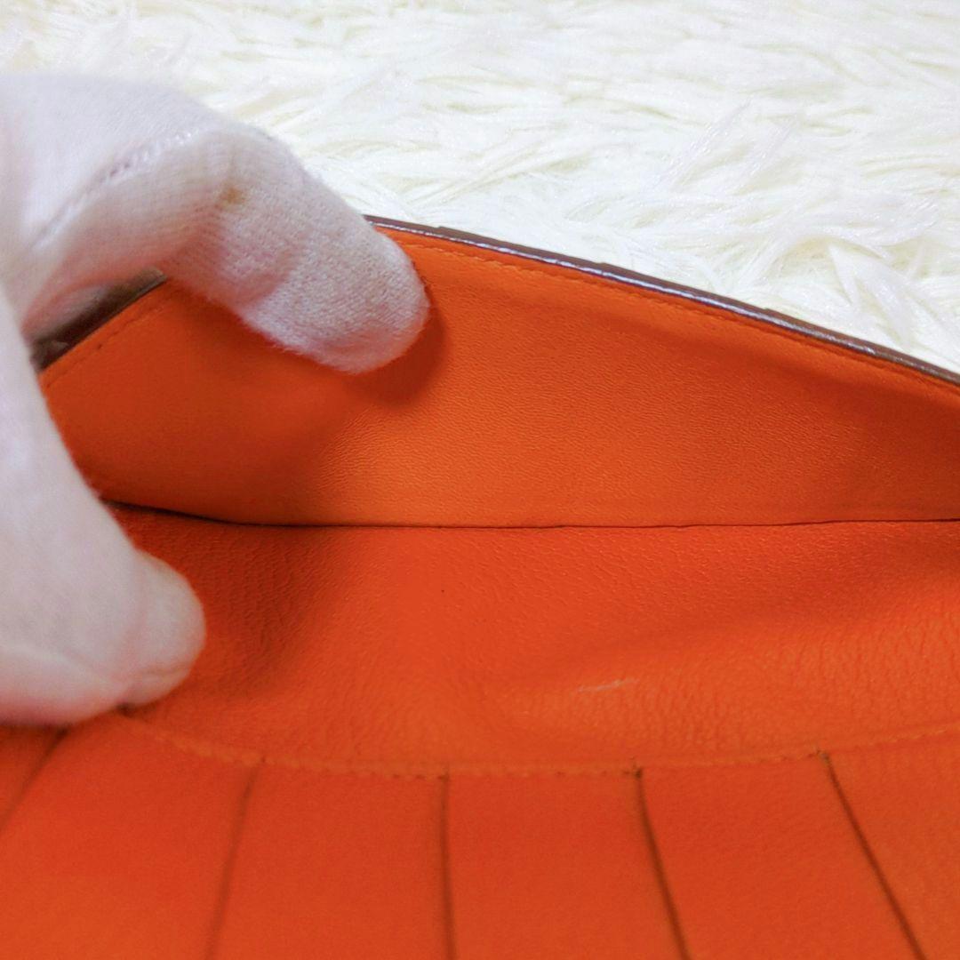 HERMES エルメス ベアン 長財布 三つ折り デュプリ ヴォーエプソン