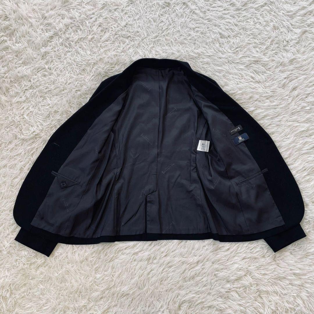 マッキントッシュ　ロンドン　セットアップ　スーツ　黒　イタリア製生地