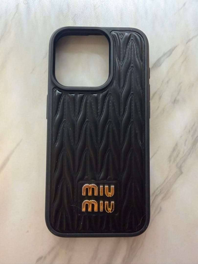 miumiu iPhone15pro iPhoneケース