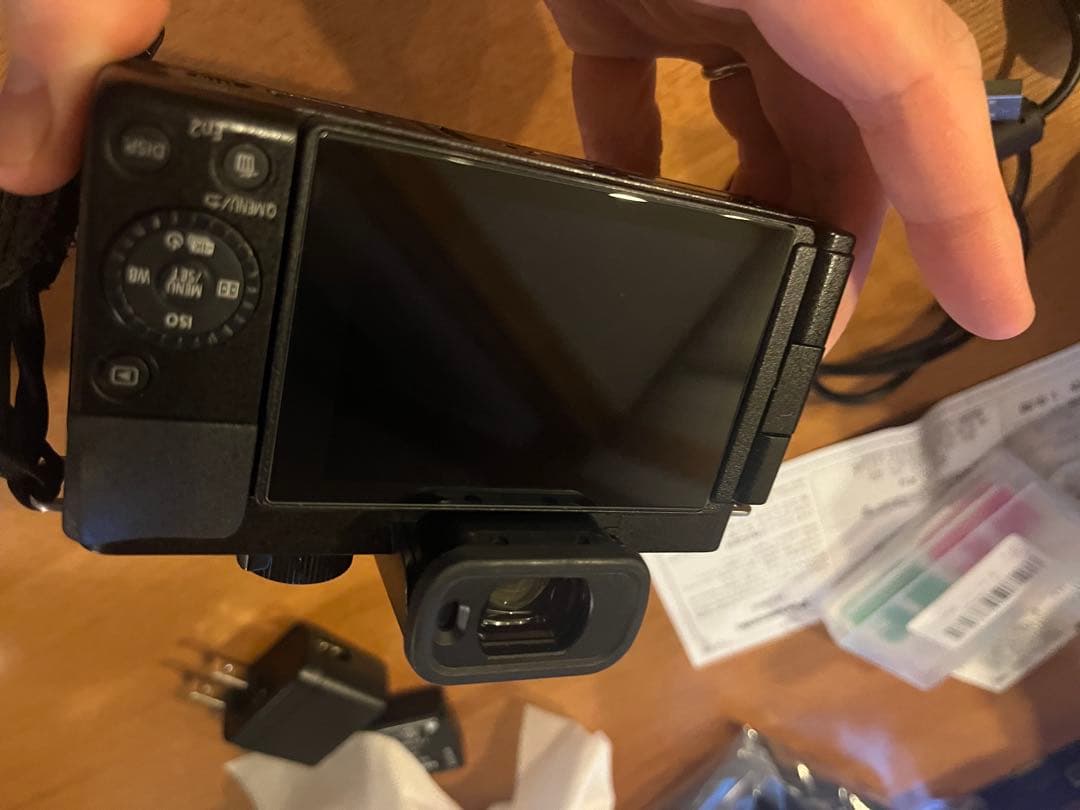 LUMIX G100D ボディ、頻度少、付属品有、バッテリー x 2、フィルム付