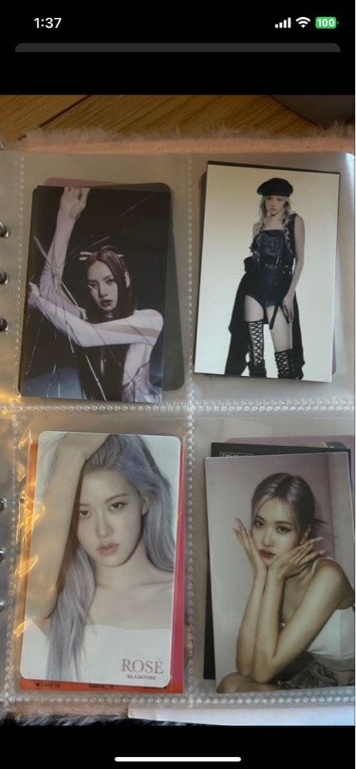 公*o様 BLACKPINK タレントカードセット