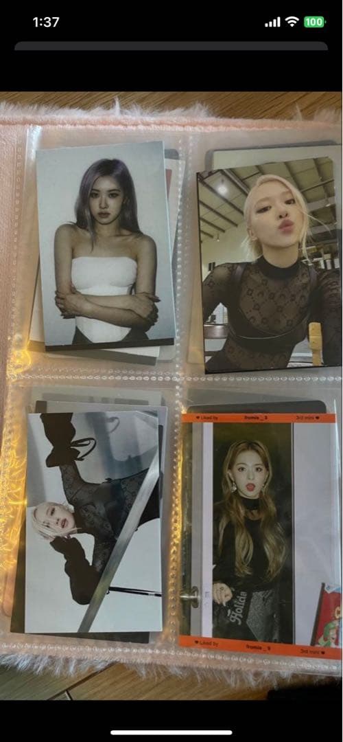 公*o様 BLACKPINK タレントカードセット