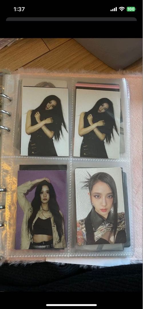 公*o様 BLACKPINK タレントカードセット