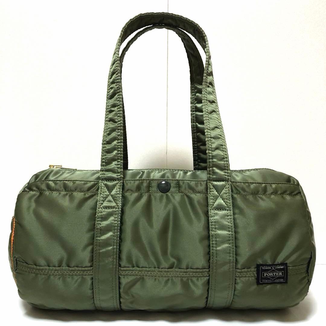 超美品✨希少 ポータータンカー ダッフルミニボストンバッグL セージ 吉田カバン