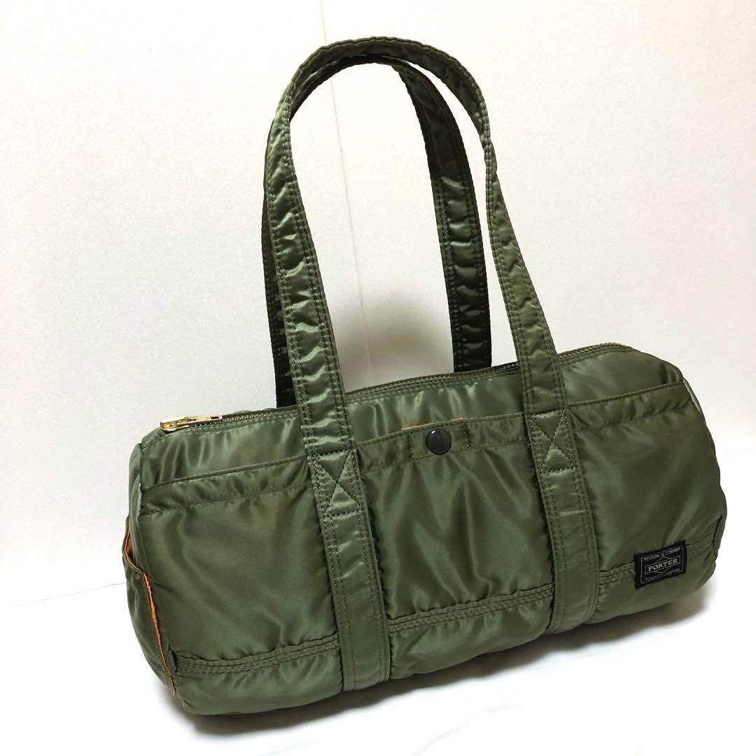 超美品✨希少 ポータータンカー ダッフルミニボストンバッグL セージ 吉田カバン