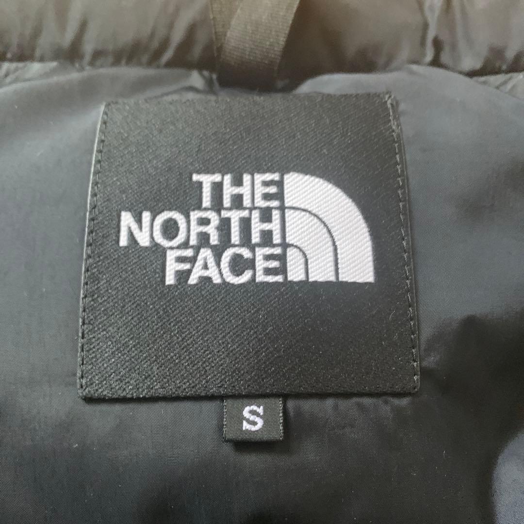 THE NORTH FACE ダウンベスト ヌプシSサイズ 黒/オリーブ