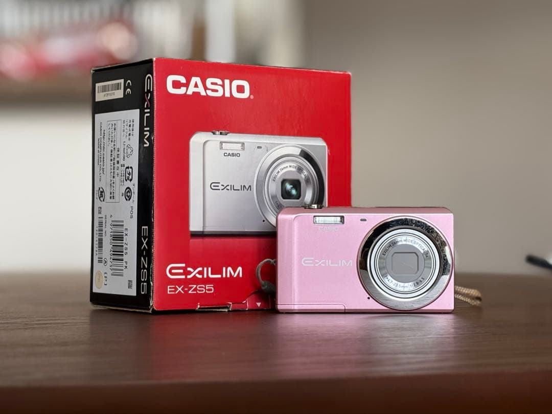 CASIO EXILIM EX-ZS5 ピンク カシオ エクシリム デジカメ 箱