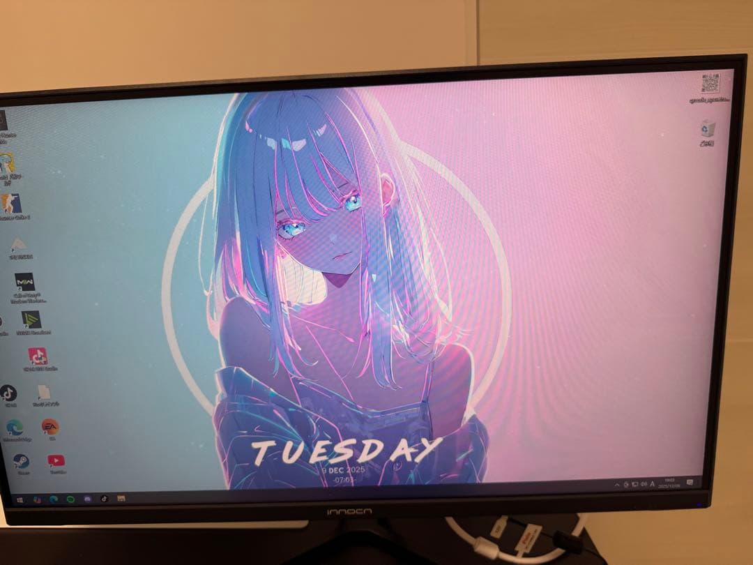 INNOCN 27インチ　165Hz ゲーミングモニター　27G1G ①