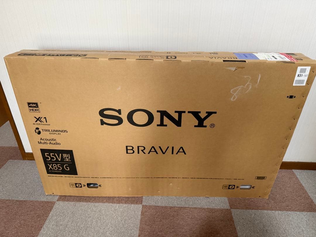 SONY 55インチ 4K液晶テレビ KJ-55X8550G