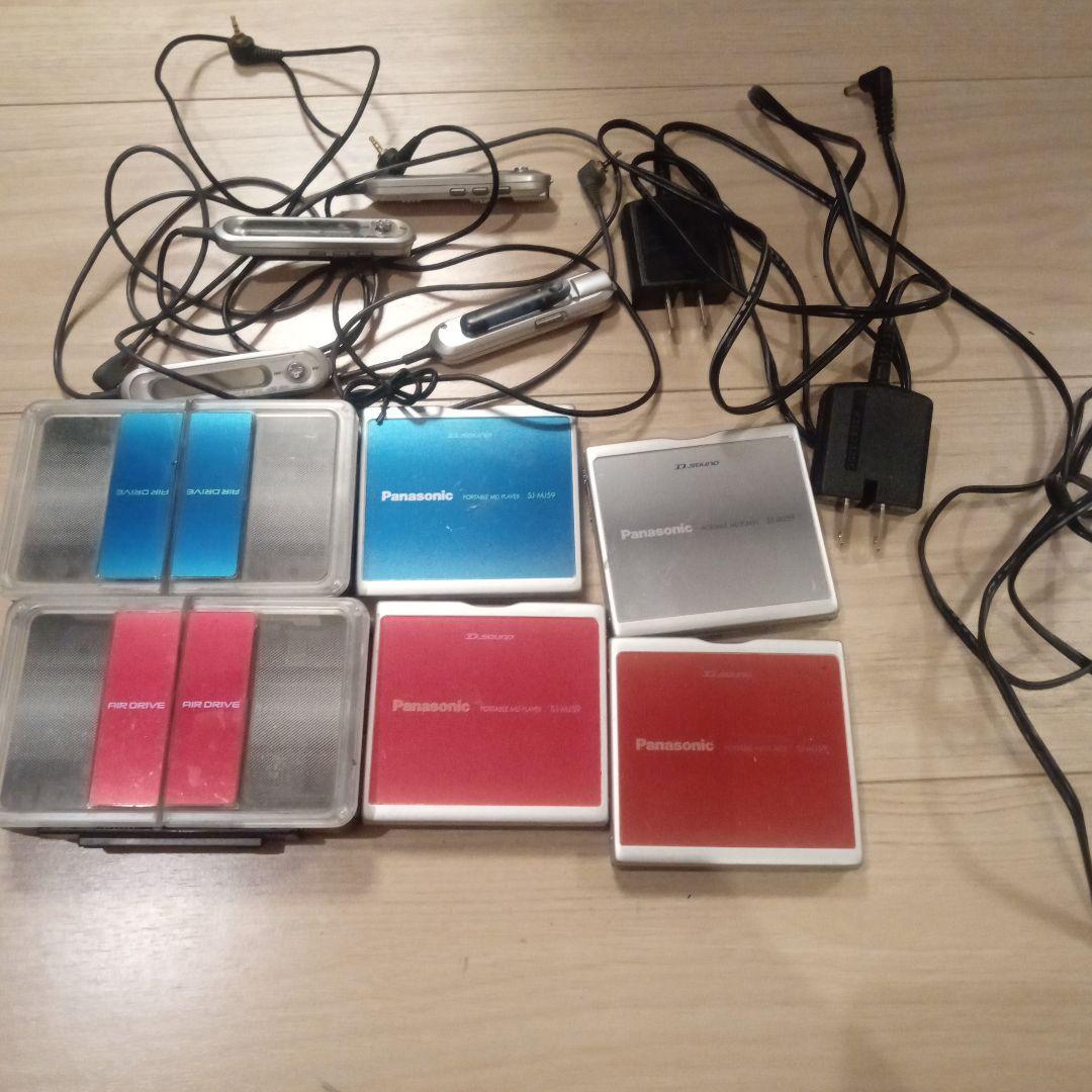 mdプレーヤー　パナソニックsj mj59 4台セット　ジャンク