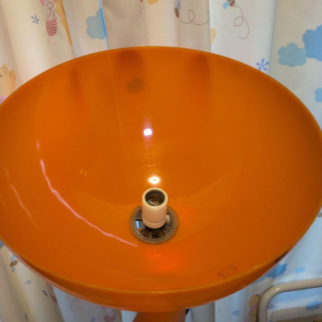 イエロー・オレンジ ドーム型ペンダントライト　2セット　レトロ