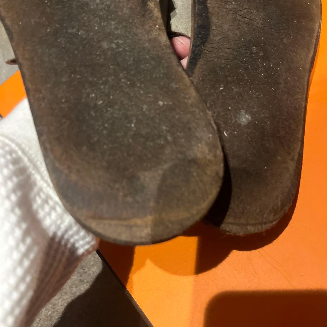 HERMES グレー サンダル