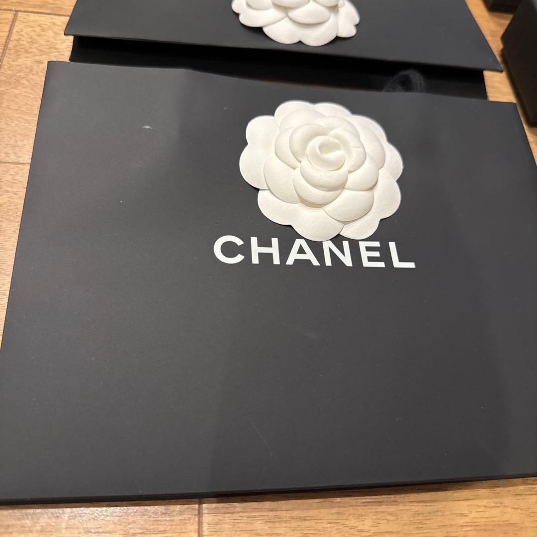 【美品】バラ売り不可　シャネル　ピアスケース　リボン　空箱　紙袋他