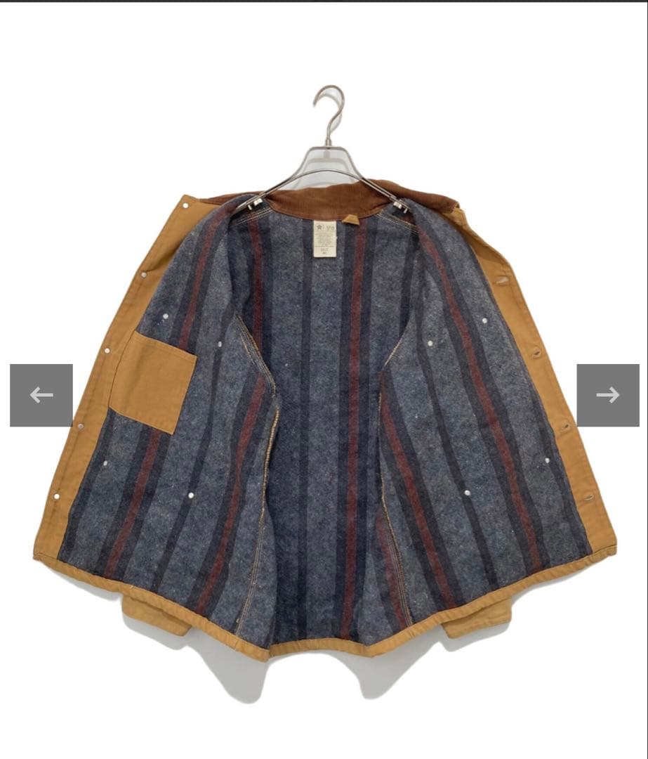 m*★様 Carhartt ブラウン カバーオール