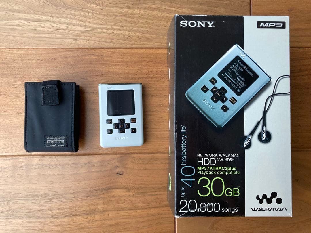 SONYウォークマンNW-HD5（NW-HD5H）ケース イヤホンセット