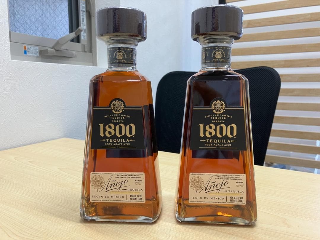 国内正規品！未開封！1800 Tequila アニェホ 750ml 2本セット