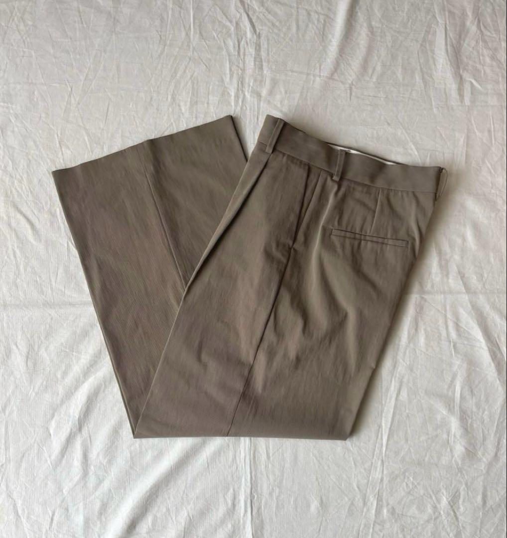 〈AP STUDIO〉コットンナイロンワイドパンツ/38