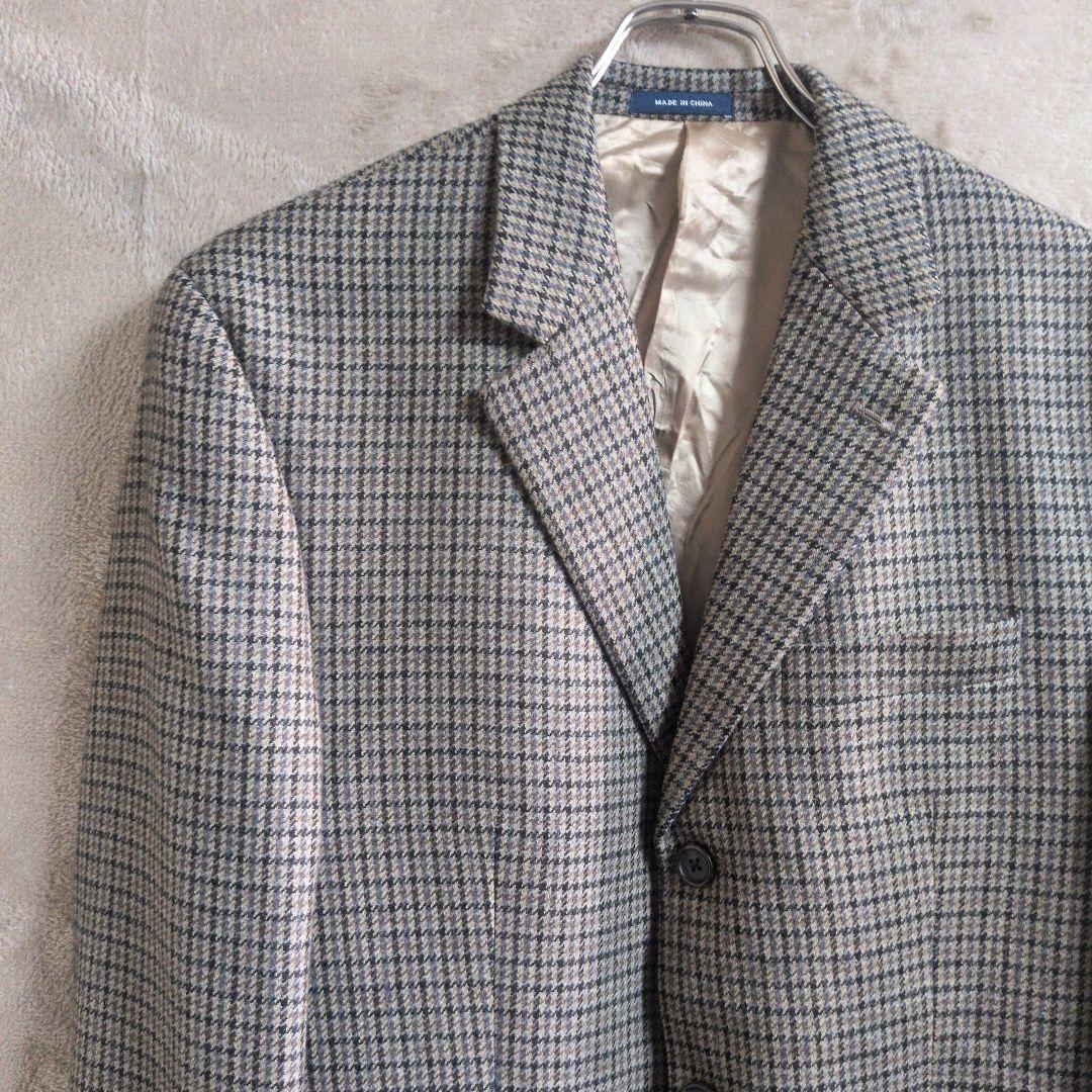 ラルフローレン　カシミヤ混　千鳥柄　テーラードジャケット　ディラーズ別注