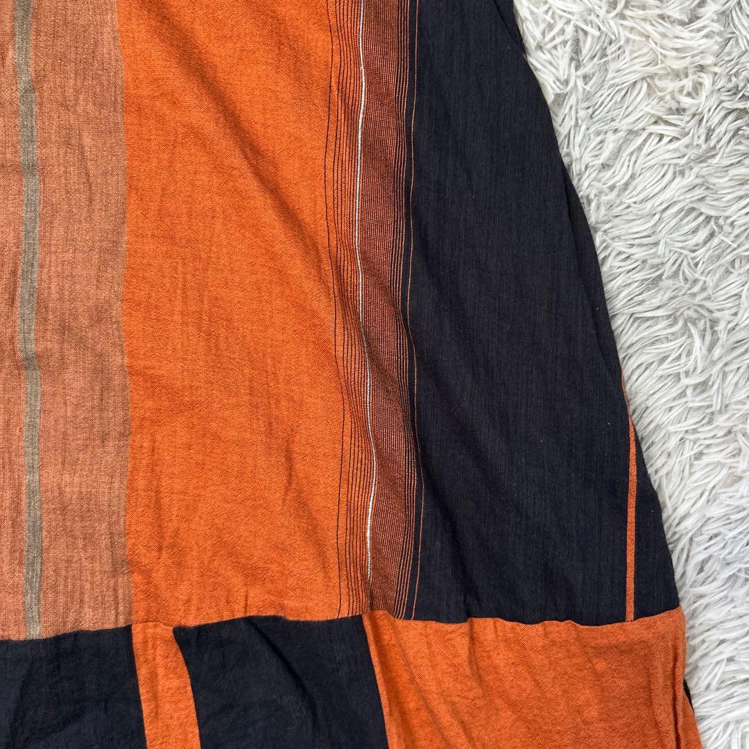 【美品】tamaki niime fuwa-T LONG ラウンドネック 平織り