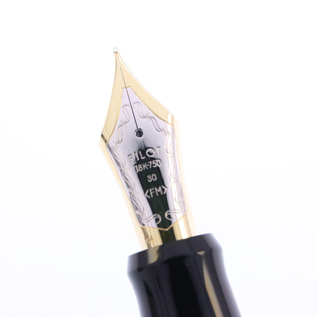 PILOT パイロット 万年筆 カスタム URUSHI 朱 中細字