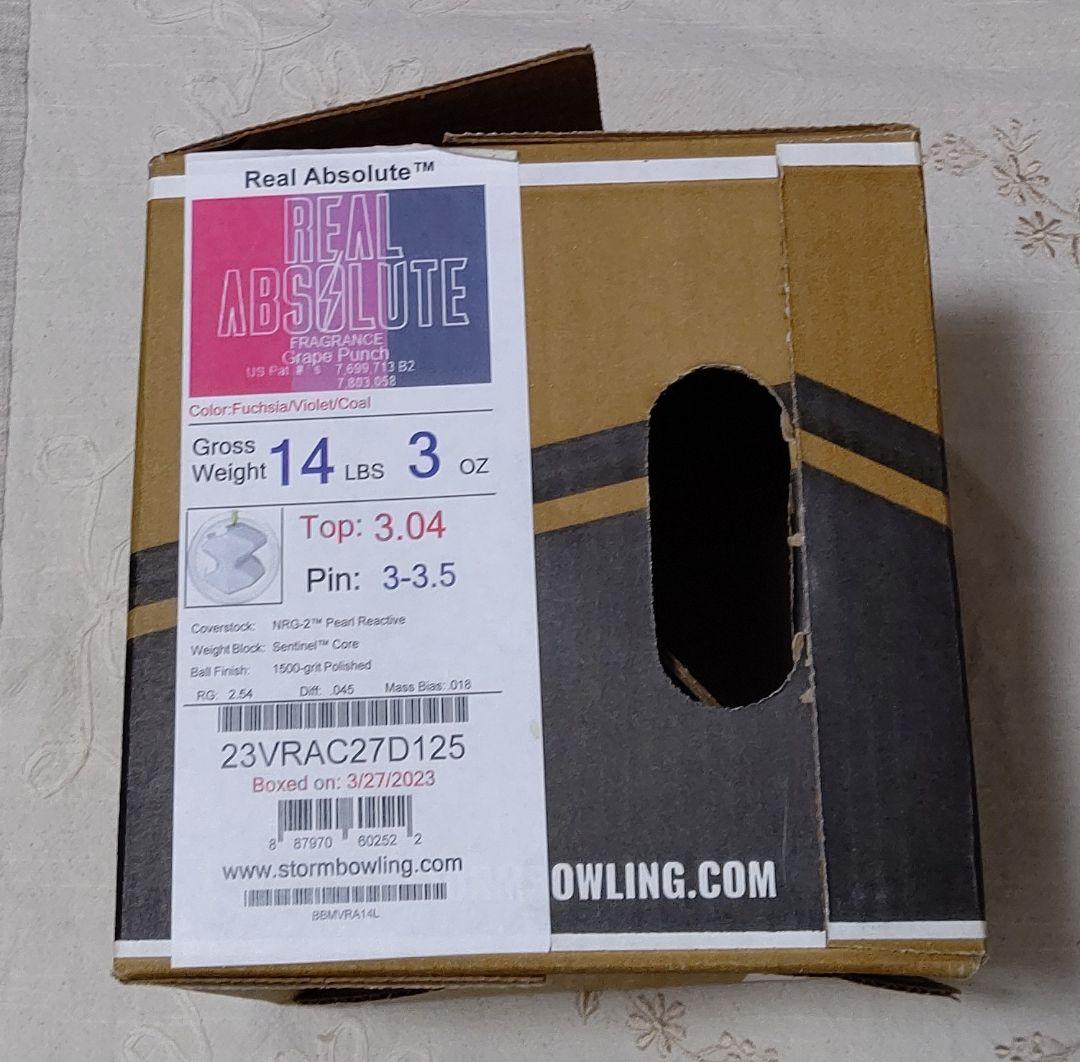 STORM Real Absolute ボウリングボール 14 lbs